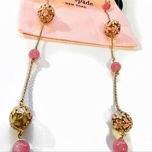 $98 Kate Spade ‘at first blush’ wallflower long necklace